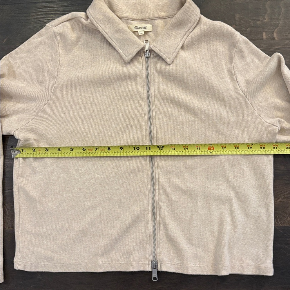 Madewell Ribbed Zip Front Tee - Picture 5 of 11